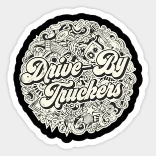 Vintage Circle - Drive By Truckers Sticker